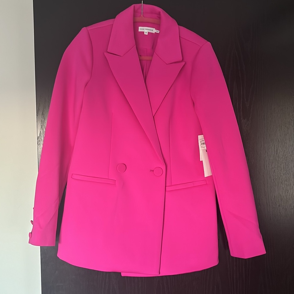 NWT Good American Scuba blazer - Picture 2 of 8